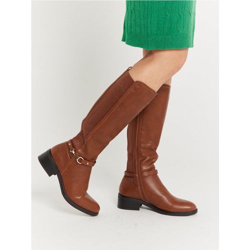 Bottes cavalières marron chocolat | Taille: 38 | Couleur: - My Store - Modalova