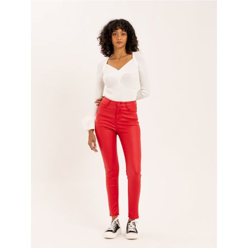 Pantalon skinny effet cuir mate | Couleur: | Taille: S - Naumy - Modalova