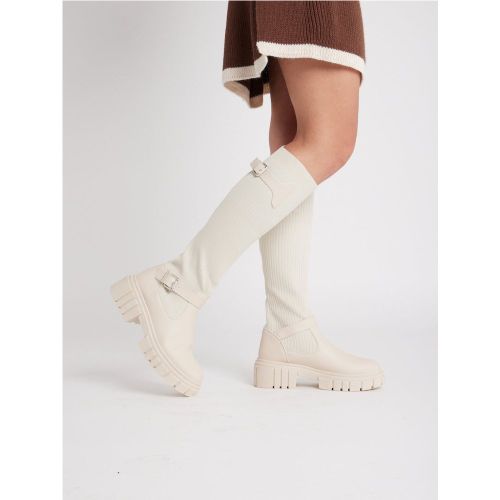 Bottes chaussettes à semelles crantées | Couleur: | Pointure: 36 - My Store - Modalova