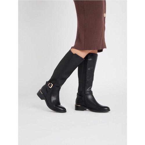 Bottes cavalières bi matières | Couleur: | Pointure: 36 - My Store - Modalova