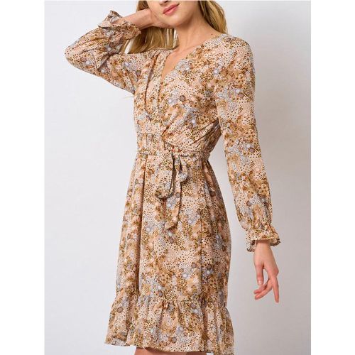 Robe Mi longue cache cœur fleurie | Couleur: | Taille: S - My Store - Modalova