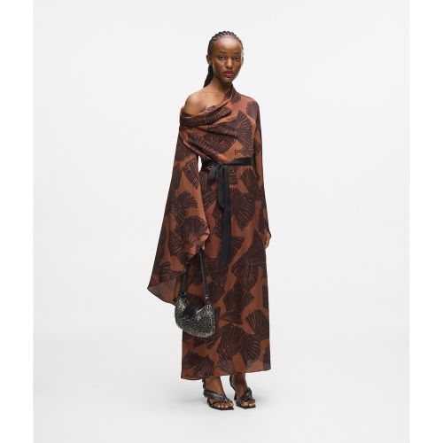 Robe-kaftan Imprimée D'éventails, , , Taille: 38 - Karl Lagerfeld - Modalova