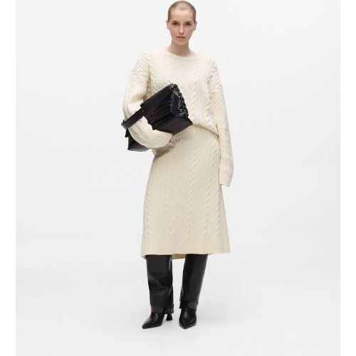 Jupe En Maille Torsadée En Laine Mélangée, , , Taille: Xs - Karl Lagerfeld - Modalova