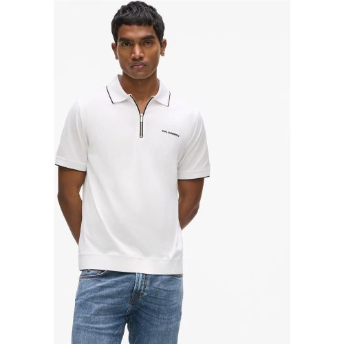 Polo À Fermeture Zippée, , , Taille: S - Karl Lagerfeld - Modalova