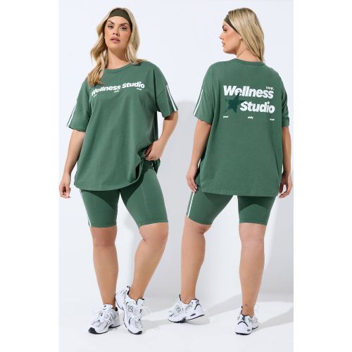 Active Tshirt Vert « Wellness Studio » Size 46 - Yours - Modalova