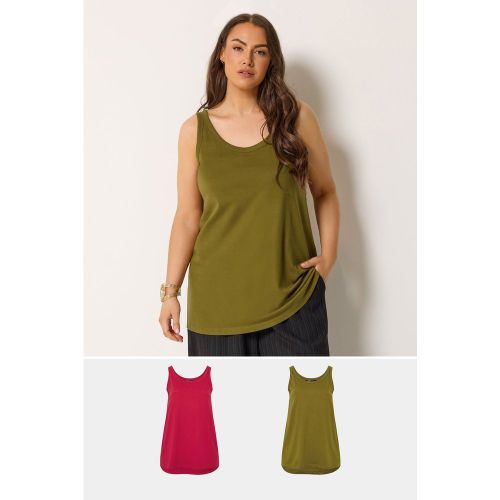 Débardeur Basique Vert Size 58-60 - Yours - Modalova