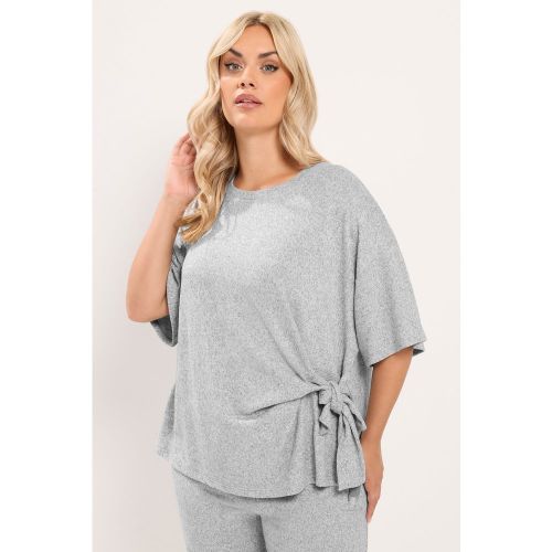 Top Gris À Nœud Sur Le Côté Size 44 - Yours - Modalova
