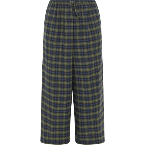 Pantalon Tissé Large Vert À Carreaux Size 40 - Yours - Modalova