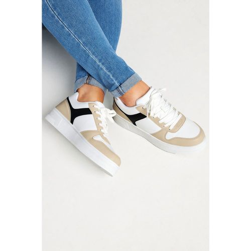 White Contrast Chunky Trainers In Extra Wide eee Fit - Yours - Modalova