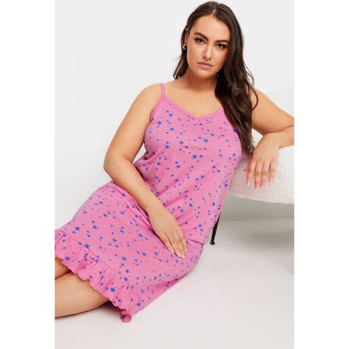 Yours Curve Pink Star Print Chemise - Yours - Modalova