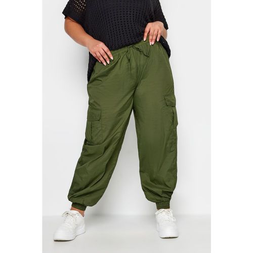 Pantalon Kaki Cargo Parachûte , Grande Taille & Courbes - Yours - Modalova