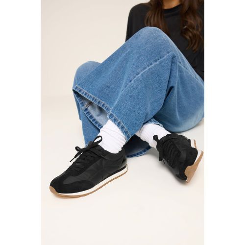 Baskets Matelassées Noires, Coupe Large Esize 37EEE - Yours - Modalova