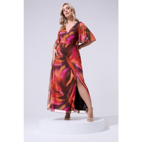 Robe Cachecœur À Motif Abstrait Size 50 - Yours London - Modalova