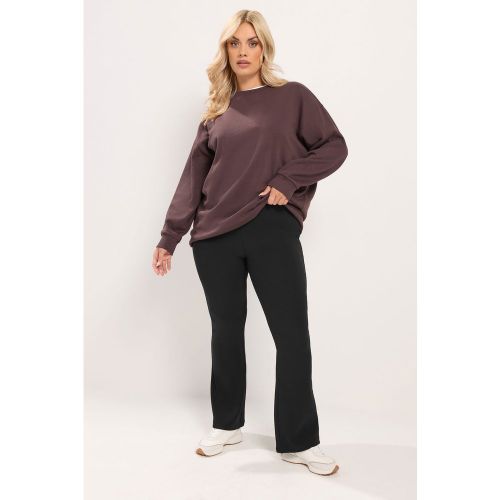Legging Noir Évasé Size Short > 56 - Yours - Modalova