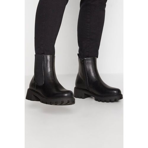 Bottines Effet Cuir Chunky Pieds Larges E & Extra Larges eee - Yours - Modalova