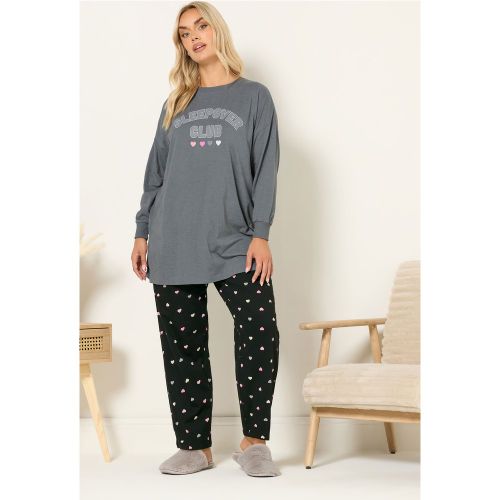 Ensemble De Pyjama À Jambe Large Gris « Sleepover Club » Size 62-64 - Yours - Modalova