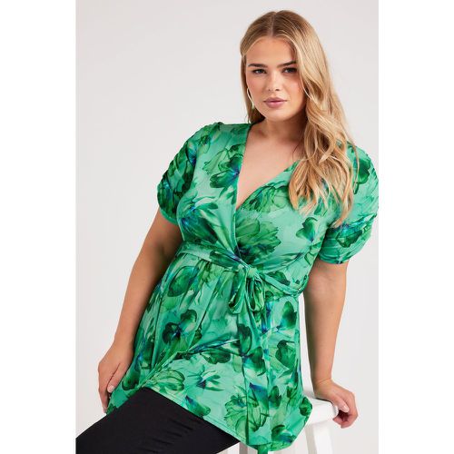 Top Cachecoeur Floral Tropical , Grande Taille & Courbes - Yours London - Modalova