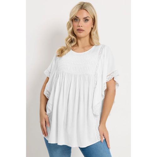 Blouse Blanche Brodée Size 40 - Yours - Modalova