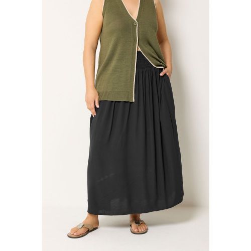 Yours Jupe Longue Noire Size 44 - Yours - Modalova