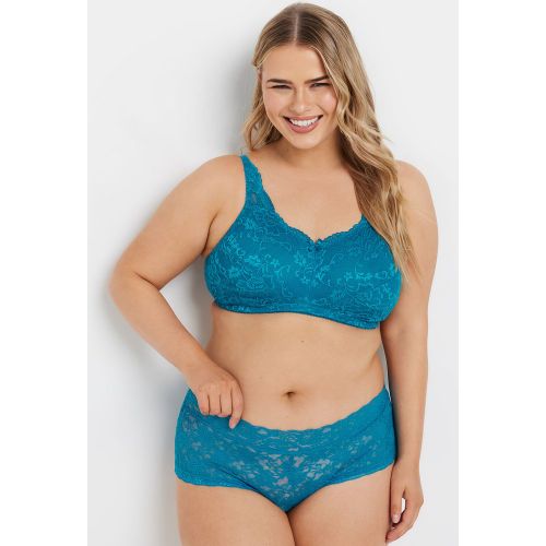 Soutiengorge Bleu Sarcelle Design Dentelle Size 110C - Yours - Modalova
