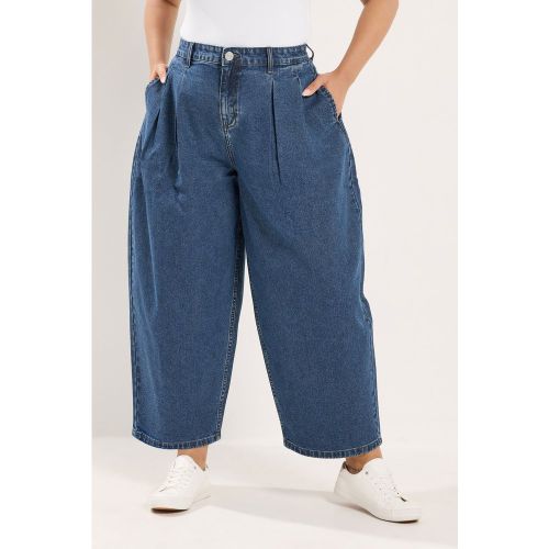 Jean Barrel Plissé Bleu Size 58-60 - Yours - Modalova