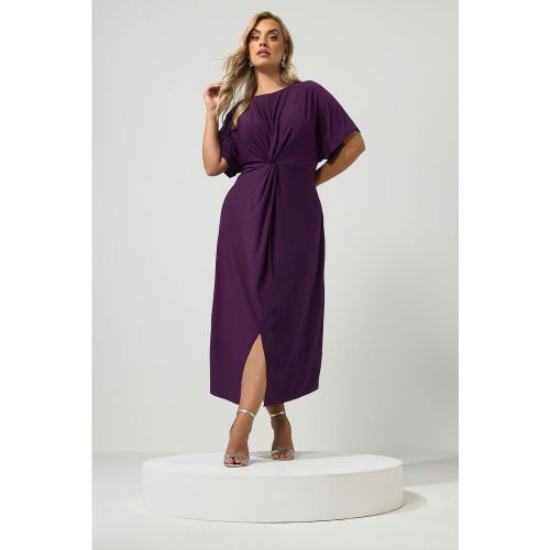 Robe Nouée Devant Rouge Foncé Size 42 - Yours London - Modalova