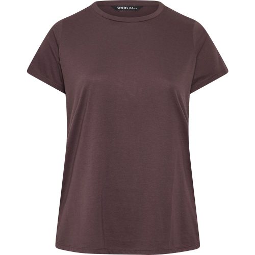 Tshirt Marron Chocolat Size 50-52 - Yours - Modalova
