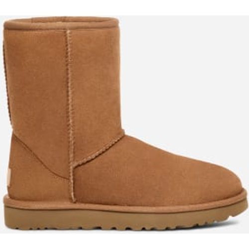 Classic Short | Bottes chaudes en peau de mouton sur .com in Brown, Taille 41, Cuir - Ugg - Modalova