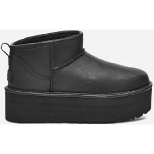 Botte Classic Ultra Mini à plateau in Black, Taille 43, Cuir - Ugg - Modalova