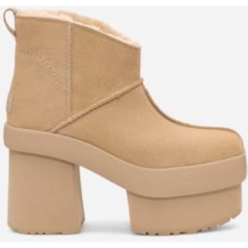 Botte New Heights Platform Mini in Brown, Taille 36, Daim - Ugg - Modalova