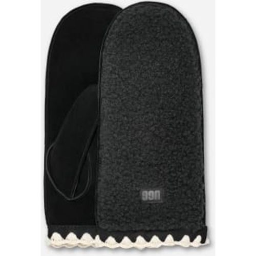 Moufle festonnée en fluff in , Taille L/XL, Cuir/Fleece - Ugg - Modalova