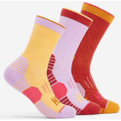 Lot de trois paires de chaussettes de running mi-hautes en // Taille XL - HOKA - Modalova