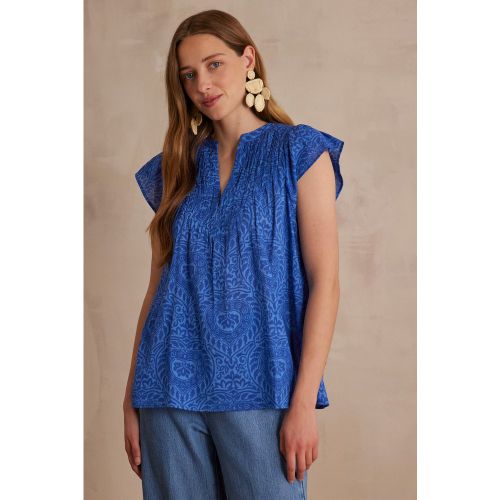 Blouse BILLIE en coton imprimé arabesque taille 34 - Maison 123 - Modalova