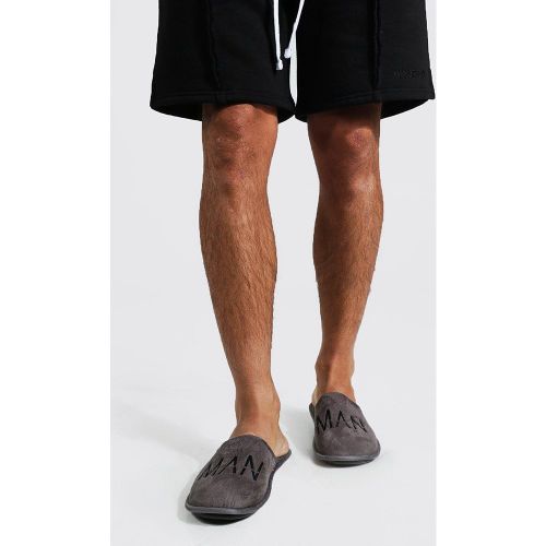Chaussons avec broderie - MAN - 8 - Boohooman - Modalova