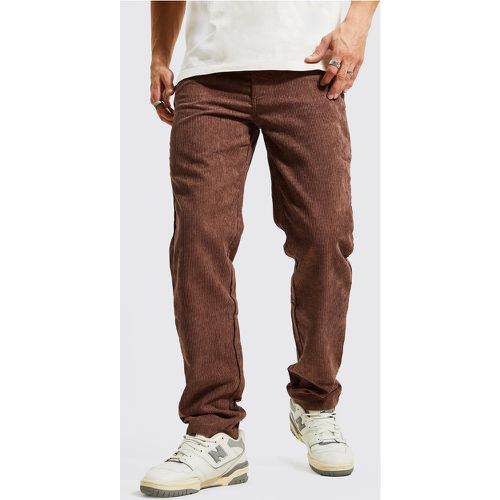 Pantalon décontracté en velours côtelé - 34R - Boohooman - Modalova