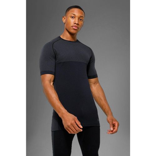 T-shirt de sport moulant sans coutures - MAN Active - XL - Boohooman - Modalova