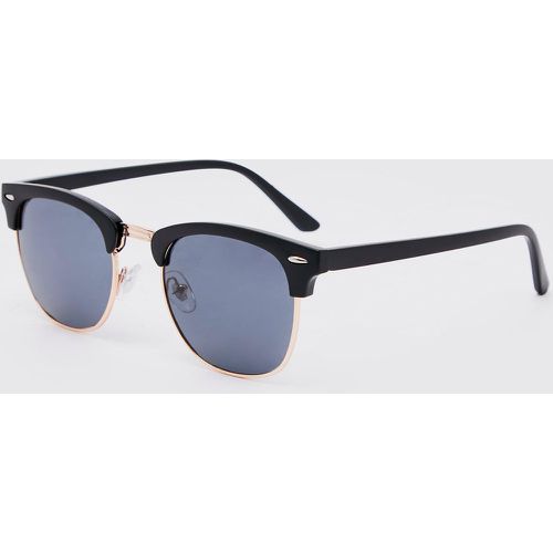 Lunettes de soleil rétro rondes - ONE SIZE - Boohooman - Modalova