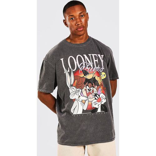 T-shirt oversize Looney Tunes - Boohooman - Modalova