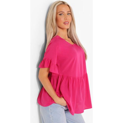 Maternité - Top Smocké Croisé Dans Le Dos - 38 - boohoo - Modalova