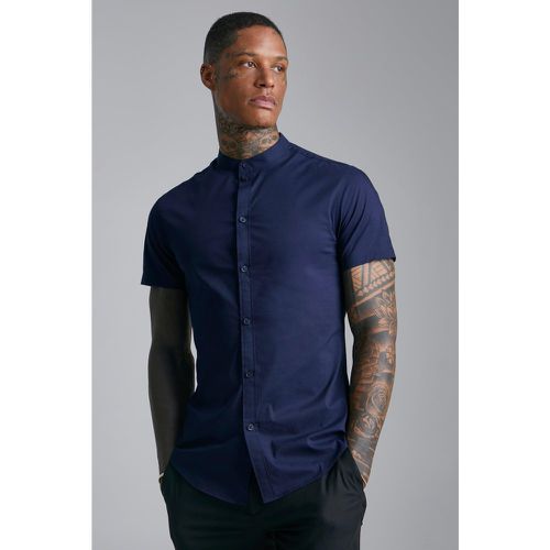 Chemise moulante à manches courtes - S - Boohooman - Modalova