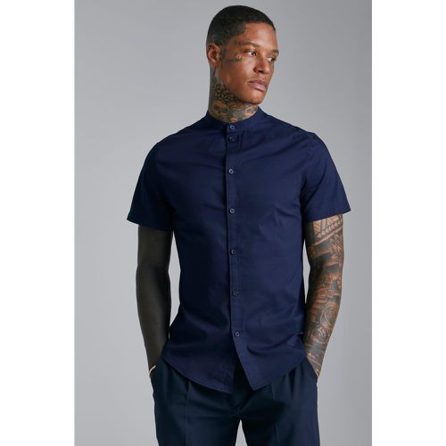 Chemise slim à manches courtes - S - Boohooman - Modalova