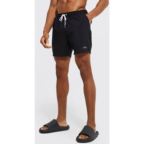 Short de bain mi-long à logo - MAN - XS - Boohooman - Modalova