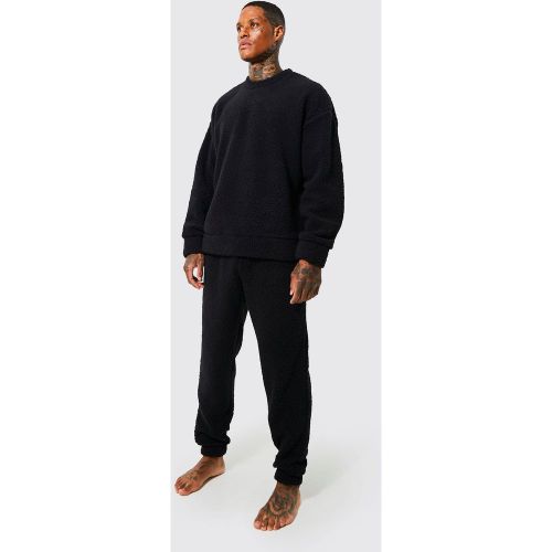 Ensemble confort en synthétique avec sweat et jogging - M - Boohooman - Modalova