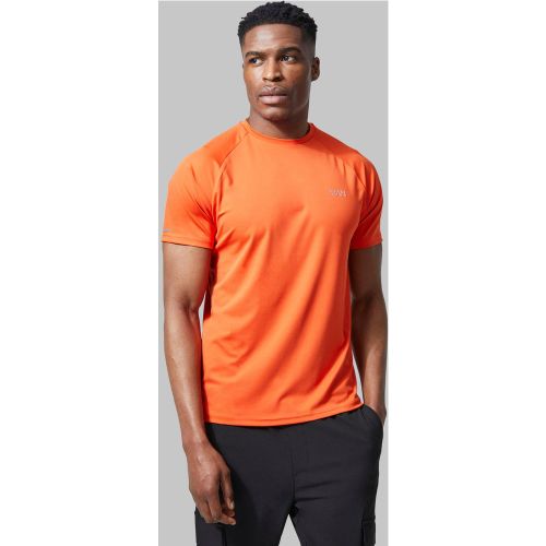 T-shirt de sport à manches raglan - MAN Active - S - Boohooman - Modalova