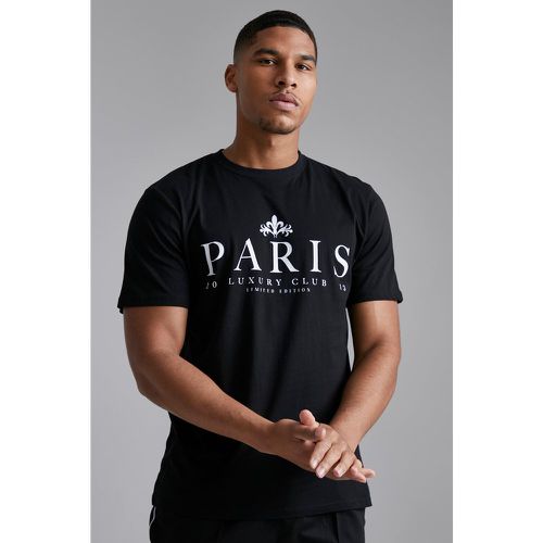 Tall - T-shirt à imprimé Paris - Boohooman - Modalova