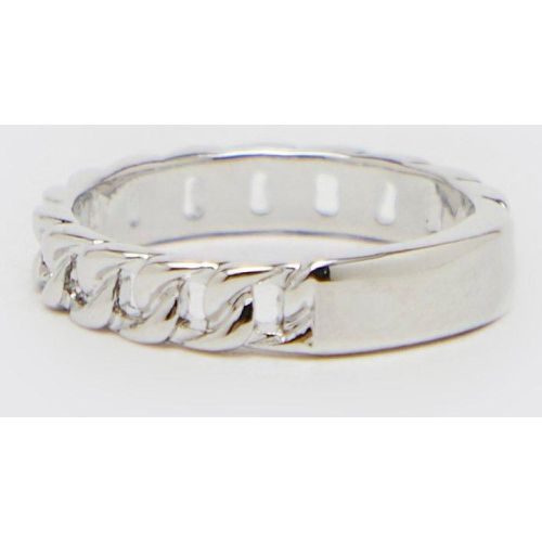 Bague à motif chaîne - M/L - Boohooman - Modalova