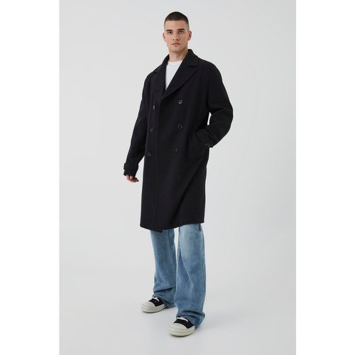 Tall - Manteau effet laine - L - Boohooman - Modalova