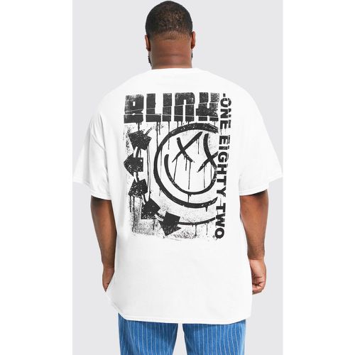Grande taille - T-shirt à imprimé Blink 182 - - XXXL - Boohooman - Modalova