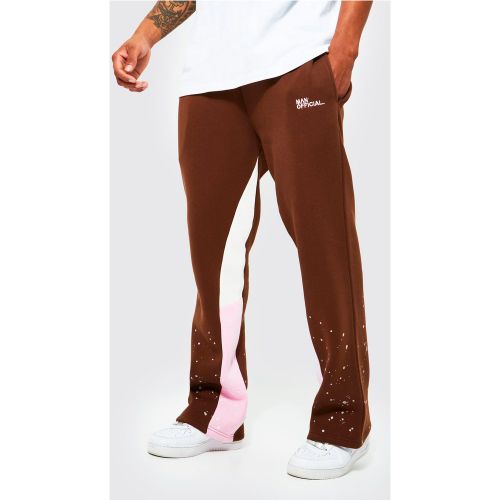 Jogging à taches de peinture - XL - Boohooman - Modalova