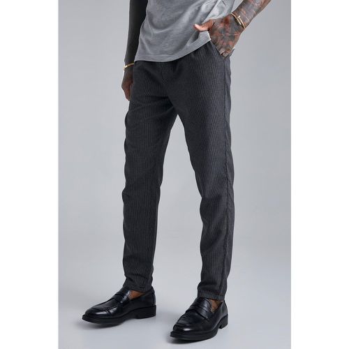 Pantalon slim rayé - M - Boohooman - Modalova